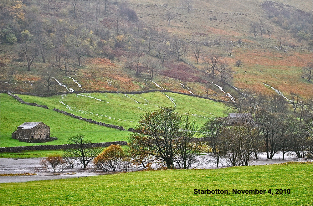 Flood risings along the PB
